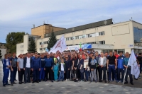 Сотрудники ОАО «ТАИФ-НК» приняли участие в «Кроссе нации-2018»